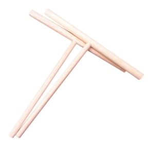 Gerich 2 Pcs Crepe Spreader Sticks,Wooden Round Batter Pancake Crepe Spreader Stick Kitchen Tools for Making Crepes