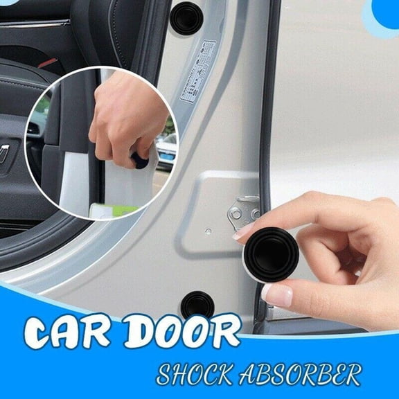 Gerich 40 Pcs Automotive Silicone Shock-absorbing Gasket, Door, Silicone Sushions,Black