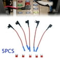 thumbnail image 1 of Gerich 5 Pcs 12V Car Add-a-Circuit Fuse Tap Standard Mini Fuse Taps Automotive ATM APM Fuse Holder Connector for Cars Trucks Boats Marine, 1 of 11