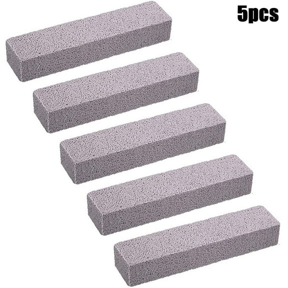 Gerich 5 Pcs Pumice Stick Brushs,Cleaning Scouring Pad Scouring Extra Strong Stones Cleaner for Kitchen Bathroom