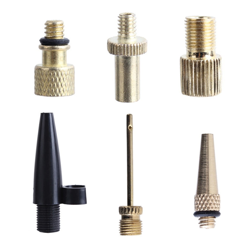 Gerich 6 Pcs Inflatable Needle Nozzle Air Valve Adapter Pump