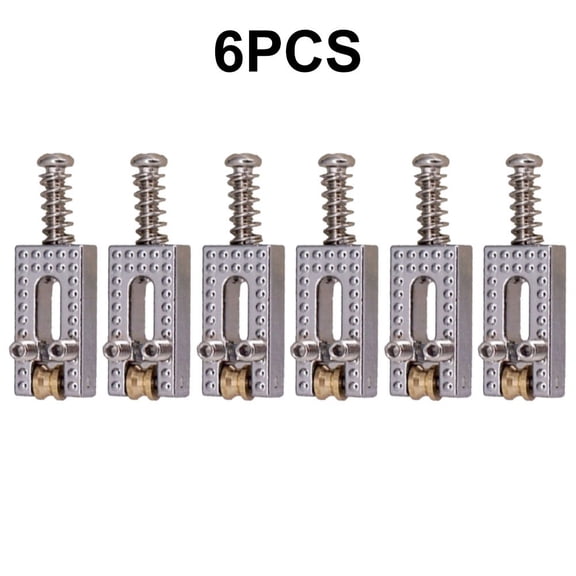 Gerich 6 Pcs s Roller Bridge Tremolo Saddles for St for TL Electric Guitar Accessories