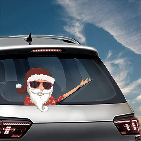 Gerich Auto Rear Glass Windshield Wiper Car Sticker Decals New Year Car Vinyl Decor