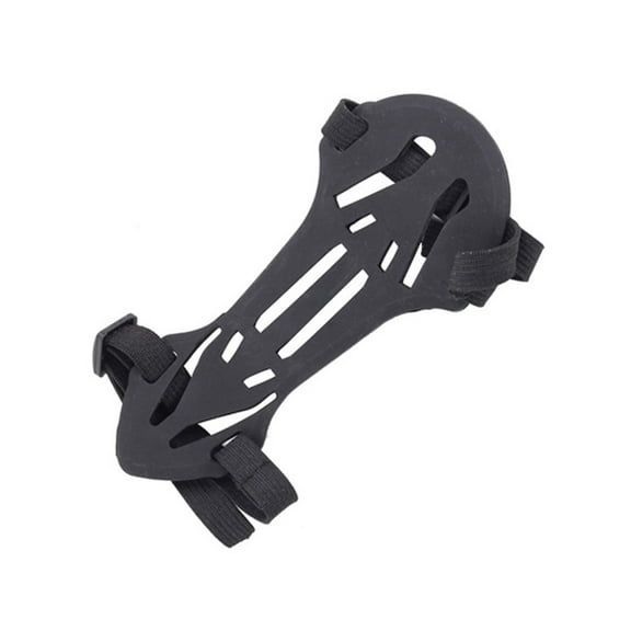 Gerich Bow and Arrow Rubber Arm Guard Archery Guard Recurve Hunting Bow Elbow Guard Black