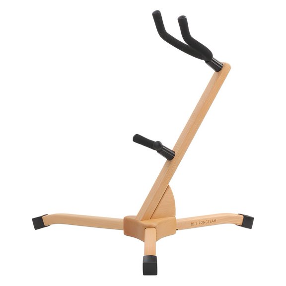 Gerich Compact Beech Wooden Saxophone Stand Holder Tripod for Convenient Storage
