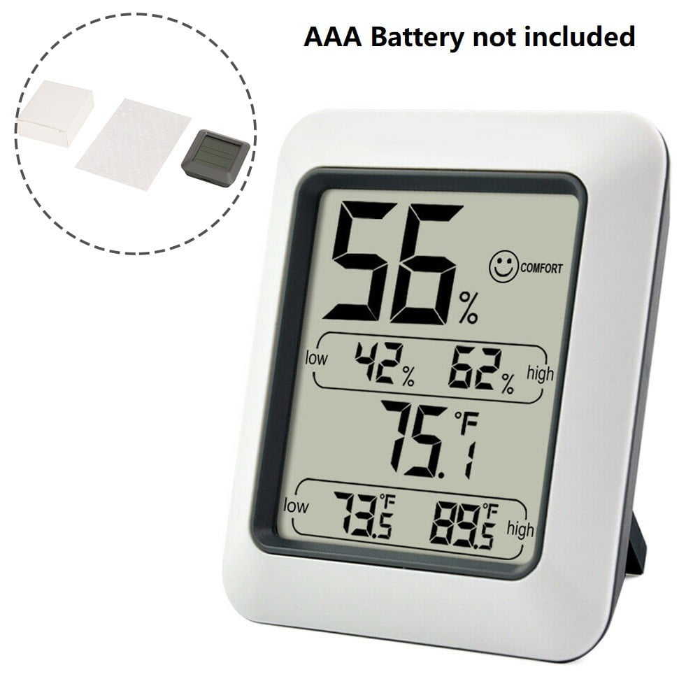 Gerich Digital Wireless Hygrometer Indoor Outdoor Thermometer Humidity Monitor w/Sensor