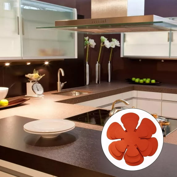 Gerich Felt Pad Pot Pan Protector, 12 Pcs Anti Scratch Pan Protectors Non Stick Cookware Utensils Tool Red