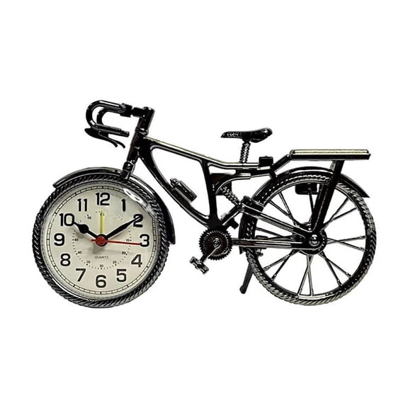 Gerich Home Decor Retro Alarm Clock Arabic Numeral Shape Alarm Clock Home Decor