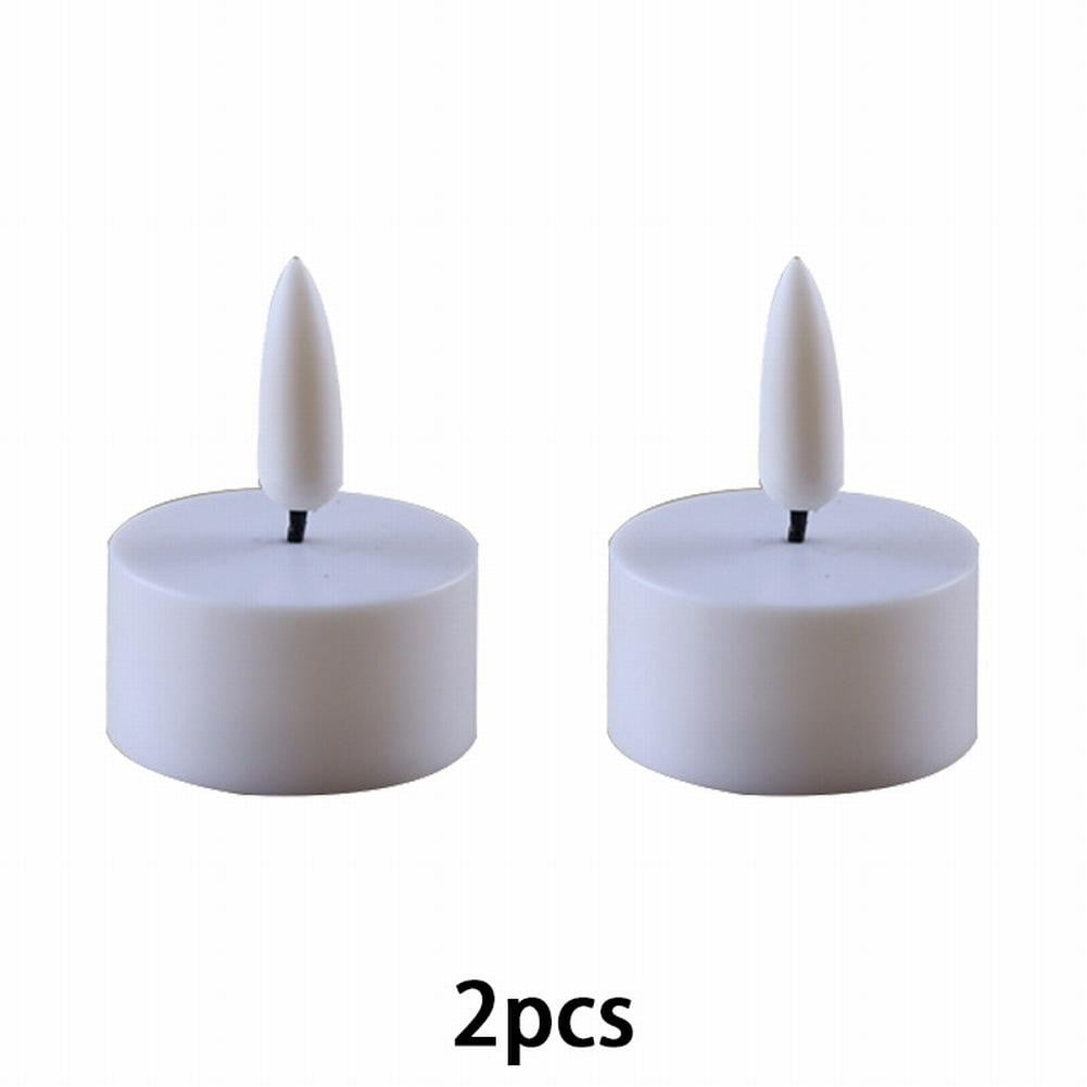 Gerich LED Tea Lights 3D Flameless Electric Tea Light Candle,Warm White ...