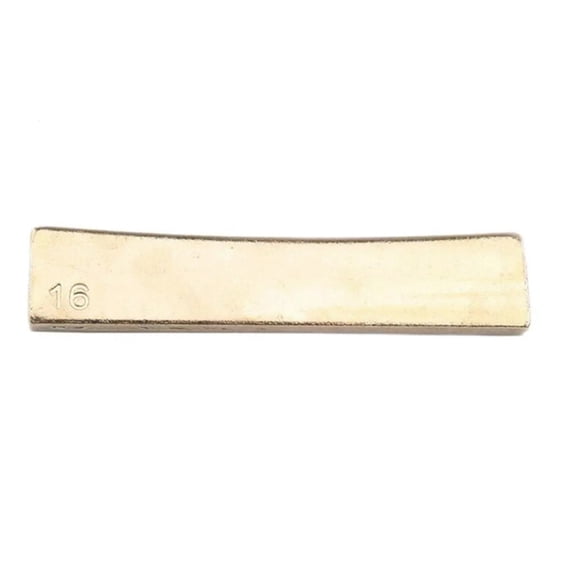 Gerich Metal Fingerboard Fret Guitar Fret Press Caul Insert Gold Guitar Radius Brass Durable DIY Tools Hot Sell High-Quality