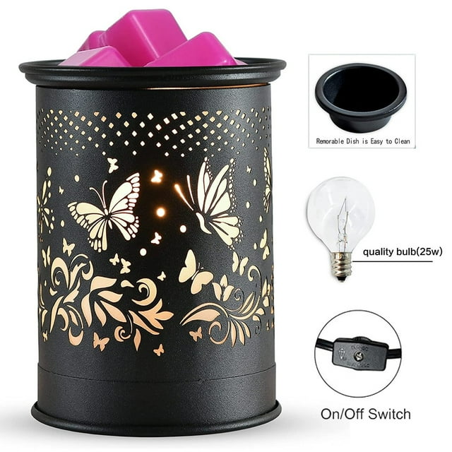 Gerich Metal Wax Warmer Candle Wax Burner, Electric Wax Melt Warmer