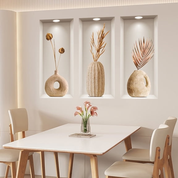 Gerich PVC Transparent Film D Effect Decoration Wall Sticker Wall Sticker Air Bubbles Monitor Brightness Glass Stickers Home Decor