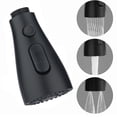 thumbnail image 1 of Gerich Pull Out Spray Shower Head Setting Kitchen Spare Replacement Tap Sprayer 3 Modes, Dish Rinser Head Extendable Tap Faucet Sprayer Head (Black) 1 Pcs, 1 of 2
