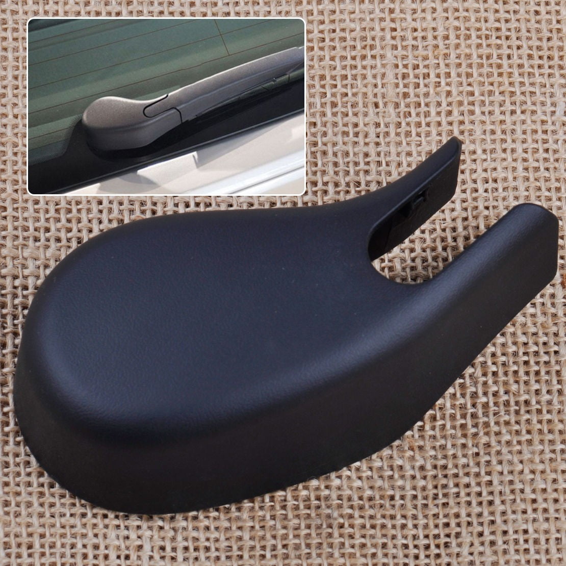 Gerich Rear Windshield Wiper Arm Nut Cover Cap Black for Ford Focus 2012-2016 - 1 Pcs
