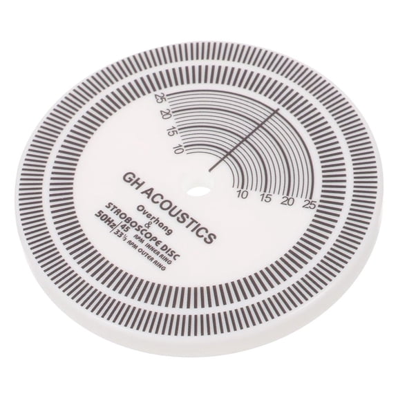 Gerich Reliable turntables strobe disk speed tests vinyl record speed measuring disk