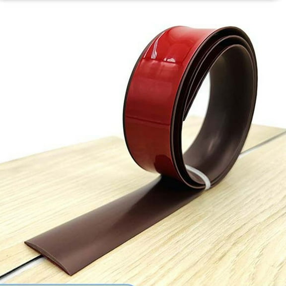 Gerich Self Adhesive PVC Flat Floor Transition Strip Laminate Floor Door Divider Strip, Flooring Threshold Transition Strip