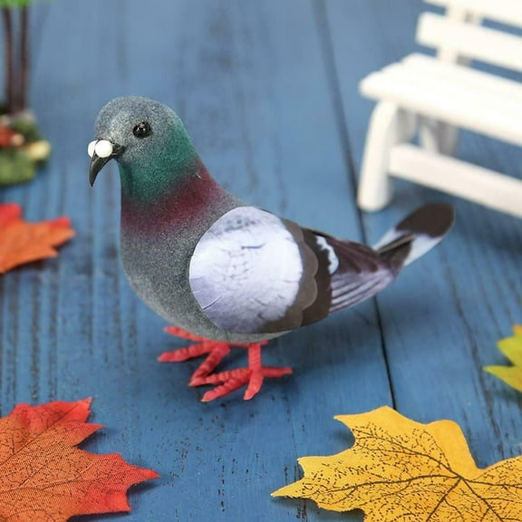 Gerich Simulation Foam Pigeon Model Fake Artificial Imitation Bird Garden Ornament