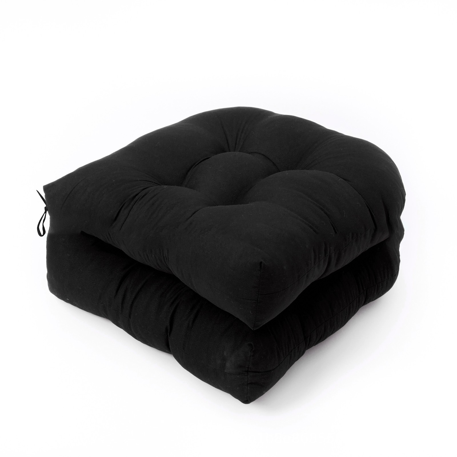 Gerich U-shaped Cushion Sofa Cushion Rattan Chair Black Cushion Terrace Cushion for Outdoor Indoor 2 Pcs - image 1 of 14