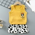 thumbnail image 1 of Gerichy Baby Boy Outfits Summer Outfits Set For Kids Boys Baby Toddler Cartoon Outfits Vest Sleeveless Printed Dinosaur Tops+Shorts Boys Girls Summer Dinosaurs Clothes, 1 of 5