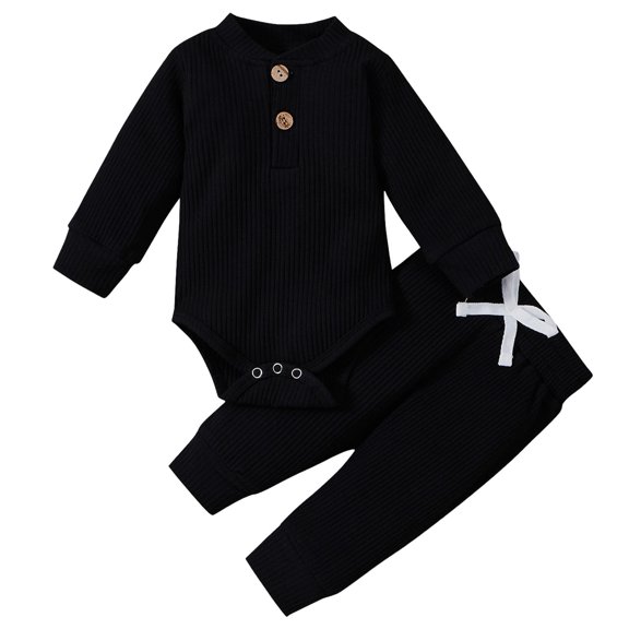 Gerichy Baby Boys Fall Winter Outfits, Baby Boy Fall Outfits Baby Boy Winter Clothes Toddler Baby Boy Girl Thermal Underwear Set With Three Of Cotton And Thickened Fabric Autumn And Winter Home Wear