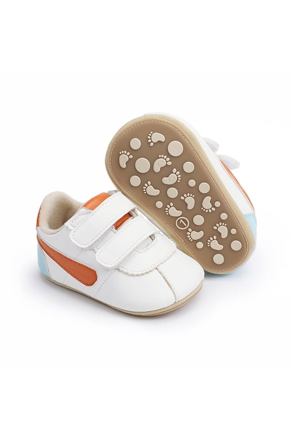 Baby Boys Girls Oxford Shoes Hard Bottom Lace Up Sneaker PU Leather Moccasin Toddler First Walker Uniform Dress Loafer Shoes Shoes Leather Boys Girls Prewalker Baby Shoes