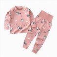 thumbnail image 1 of Gerichy Baby Girls Pajamas Kids Cotton Pajama Sets 2-Piece Long Sleeve Pjs Comfy Girl Sleepwear Home Clothes 3M-5T, 1 of 4
