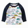 thumbnail image 1 of Gerichy Boys Cotton Truck Graphic T-Shirts Long Sleeve Crewneck Kids Tee Toddler Boy Shirt Tops 2T-10T, 1 of 7