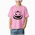 thumbnail image 1 of Gerichy Boys Halloween T-Shirts Halloween Cotton Shirts Kids Pumpkin Print Tops Tees 1-14 Years, 1 of 4