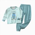 thumbnail image 1 of Gerichy Boys Pjs Size 10-12 Toddler Kids Baby Boys Girls Pajamas Cartoon Cute Print Long Sleeve Top Trousers Outfits Set Party Clothes Pajamas 1T-12T, 1 of 4