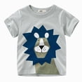 thumbnail image 1 of Gerichy Boys Shirts Toddler Boys' Short Sleeve Tees Cotton Casual Cartoon Graphic Crewneck Summer Top T-Shirts Toddler Boys Tee Shirts Boys Graphic Tees, 1 of 4
