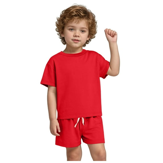 Gerichy Boys Summer Outfits 1-4Years Baby Boys Clothes Set Gentle T-shirt Tops+Shorts Summer Outfits