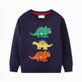 thumbnail image 1 of Gerichy Boys Sweatshirts Cotton Long Sleeve Crewneck Pullover Toddler Kids Winter Warm Shirt Sweater Tops 2T-8T, 1 of 7