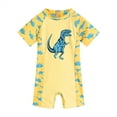 thumbnail image 1 of Gerichy Boys Swim Set, 2T 3T 4T 5T Swimsuit Boys Boys Swimwear Comfortable Soft Fabric Fashion Cute Cartoon Dinosaur Print Boys Swimwear, 1 of 7