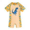 thumbnail image 1 of Gerichy Boys Swim Set, 2T 3T 4T 5T Swimsuit Boys Boys Swimwear Comfortable Soft Fabric Fashion Cute Cartoon Dinosaur Print Boys Swimwear, 1 of 7