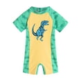 thumbnail image 1 of Gerichy Boys Swim Set, 2T 3T 4T 5T Swimsuit Boys Boys Swimwear Comfortable Soft Fabric Fashion Cute Cartoon Dinosaur Print Boys Swimwear, 1 of 7