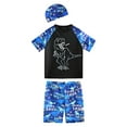 thumbnail image 1 of Gerichy Boys Swim Set, 2T 3T 4T 5T Swimsuit Boys Children's Split Swimsuit Long Sleeve Sunscreen Boys' Swimsuit Set Cartoon Hot Spring Beach Primary Middle And Large Children's Student Swimsuit, 1 of 7