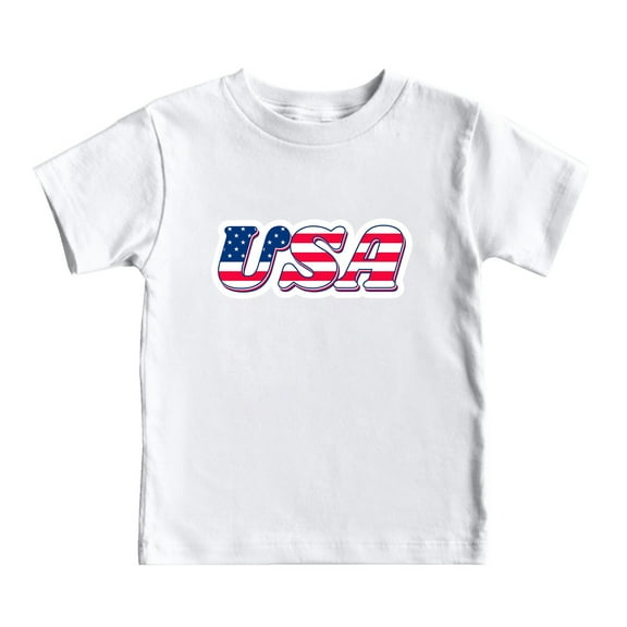 Gerichy Boys Tshirts,Boys 4th of July Shirt American Flag Shirts Kids Girls Boys 4th of July Patriotic Tshirts Cotton Short Sleeve Round Neck Tshirt Celebrate Indenpendence Day Tops