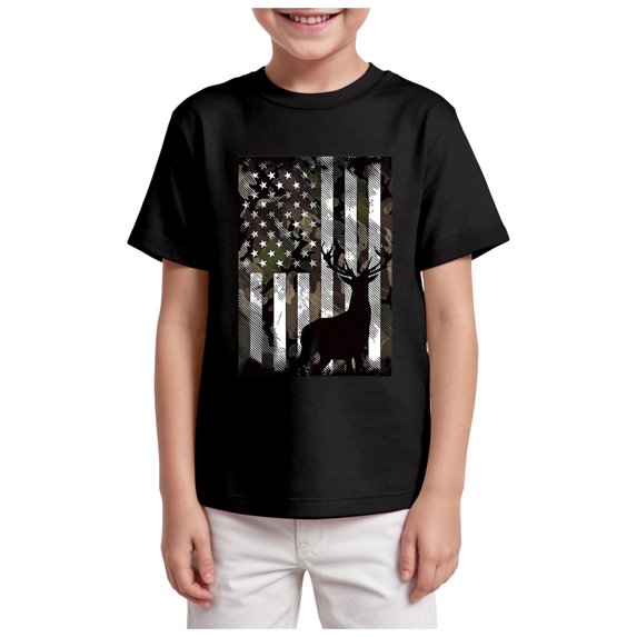 Gerichy Boys Tshirts,Boys 4th of July Shirt Boys' Comfortable Short Sleeve Children's T Shirt With And Print Suitable For 3 13 Years Old