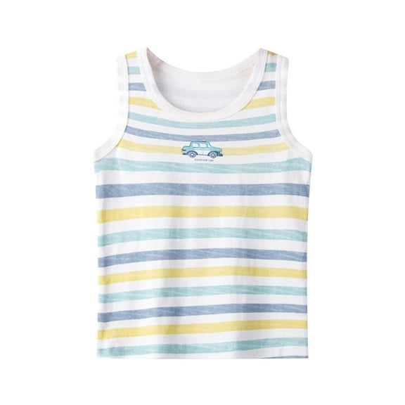 Gerichy Boys Tshirts,Boys 4th of July Shirt Children's Summer Boys Thin Sleeveless Outdoor Wear Shirt Vest Baby Print Spring And Autumn Basic Wear