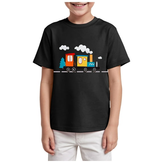 Gerichy Boys Tshirts,Boys 4th of July Shirt Colorful Short Sleeved Baby Back To School Print T Shirt For Boys And Girls
