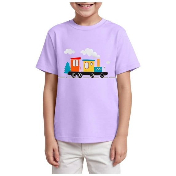 Gerichy Boys Tshirts,Boys 4th of July Shirt Colorful Short Sleeved Baby Back To School Print T Shirt For Boys And Girls