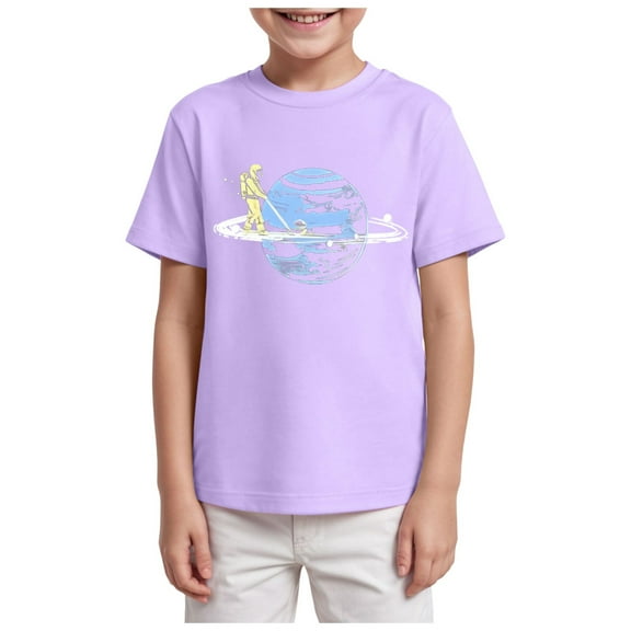 Gerichy Boys Tshirts,Boys 4th of July Shirt Kids Summer Short Sleeve Independence Day Letter Printed T Shirt Top Casual Shirt Children's Clothes