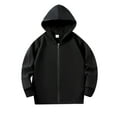 thumbnail image 1 of Gerichy Coat for Kids Boys Long Up Kids Top Sleeve Sweatshirt Hoodie Girls Color Solid Zip Jackets Boys Coat&jacket for Boys and Girls Toddler Unisex Hoodies for Boys Girls Winter Fall Coat Jacket, 1 of 4