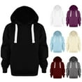 thumbnail image 1 of Gerichy Fall Toddler Cute Jacket Sweatshirt Color Solid Zip Long Hoodie Top Boys Sleeve Up Girls Kids Boys Coat Warm Outwear Girls Winter Coat Boys Winter Coat Toddler Winter Baby Coat Kids Jackets, 1 of 6