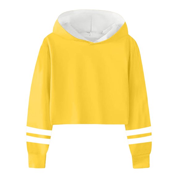 Gerichy Girls Hoodies Sweatshirt Kids Crop Tops Girls Striped Long Sleeve Fashion Hoodies Pullover Sweatshirts Winter Tops Plus Size Tops Girls Crewneck Oversized Sweatshirt Long Sleeve Pullover Tops