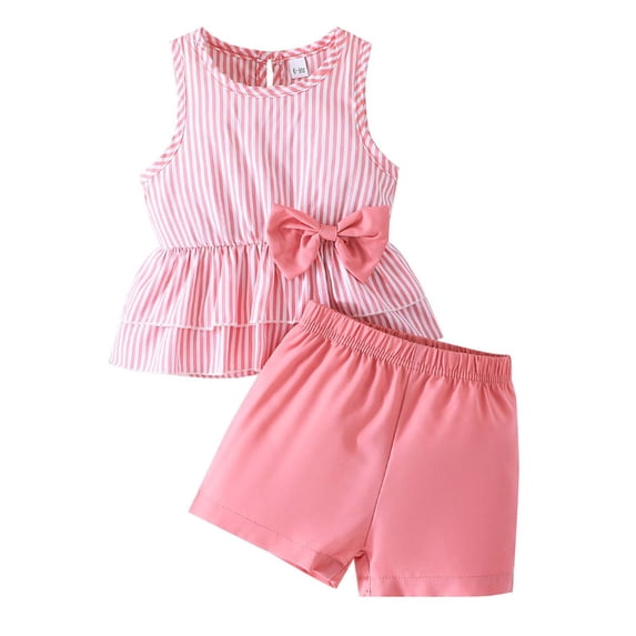 Gerichy Girls Summer Outfits, Girls Cute Summer Clothtes For Girls 2 Piece Short Sets Outfits Vacation School
