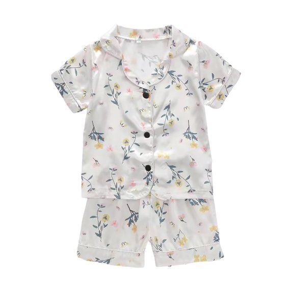 Gerichy Girls Summer Outfits, Girls Summer New Set Comfortable Solid Color Top And Casual Sports Fashion Shorts