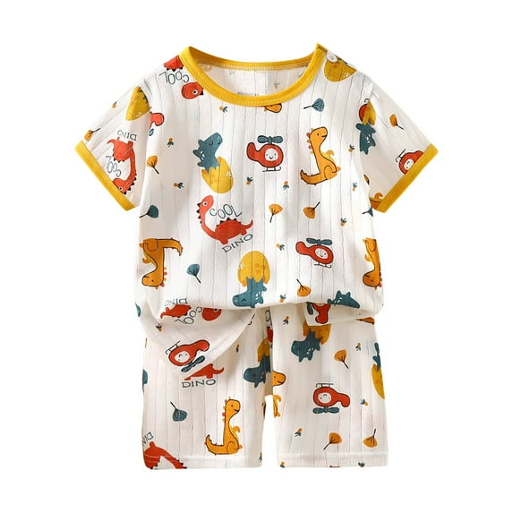 Gerichy Girls Summer Outfits, Rainbow Tutu Skirt Girls Mesh Three Piece Set Short Sleeve Cute