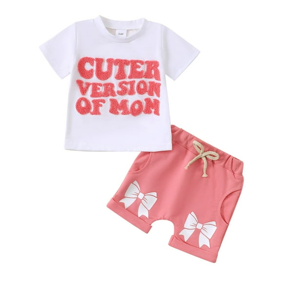 Gerichy Girls Summer Outfits, Summer New Girls Polka Dot Suspenders Bowknot Tops And Shorts Two Piece Suit