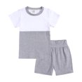 thumbnail image 1 of Gerichy Girls Summer Outfits, Toddler Children Kids Children's Short Sleeved Suit Running Sportswear Casual Quick Drying Clothes For Boys Girls Tshirt Shorts Two Piece Suit, 1 of 4